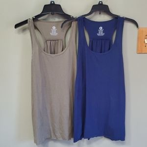 Set of 2 Racer Back Flowy Tanks